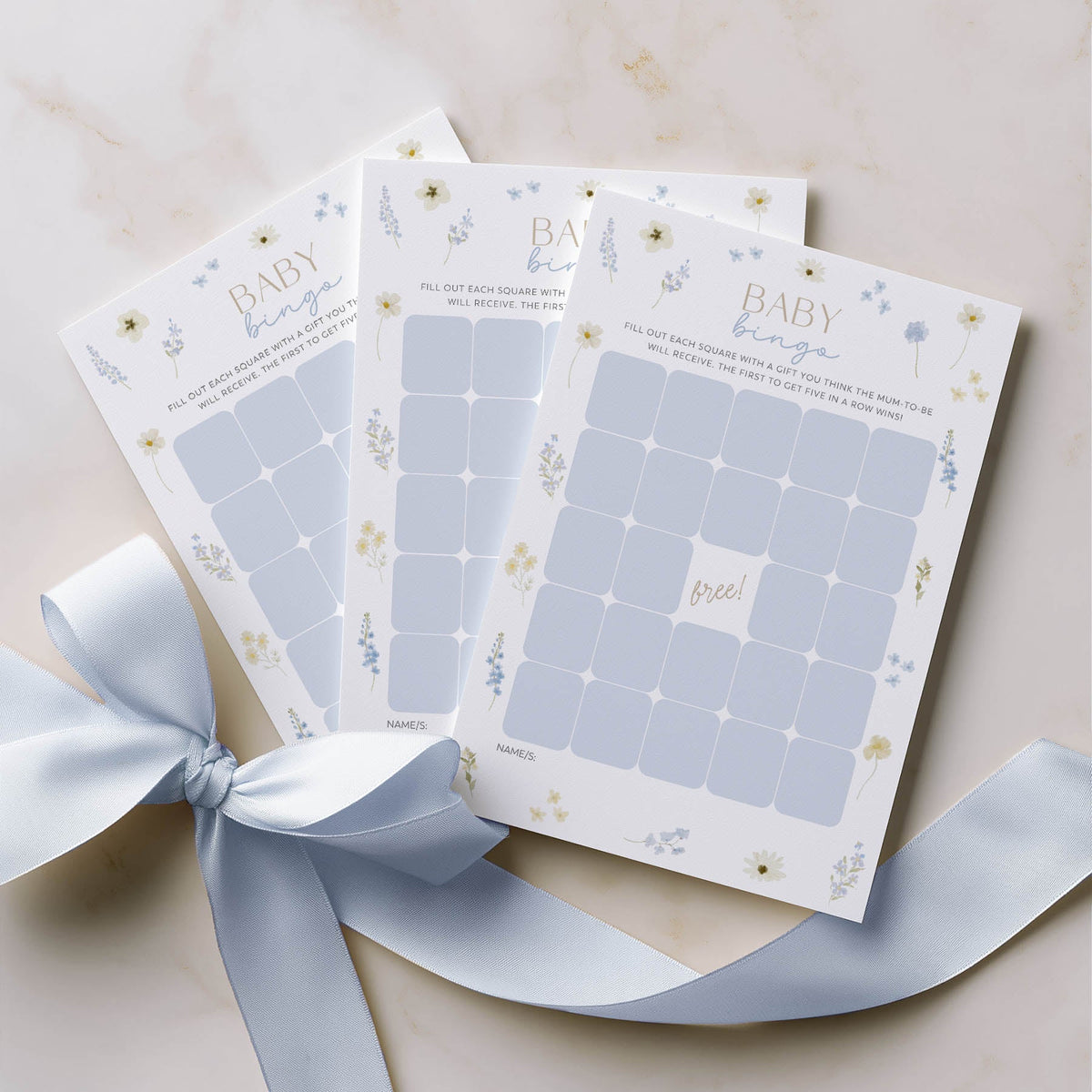 Blue Wildflower | Baby Shower