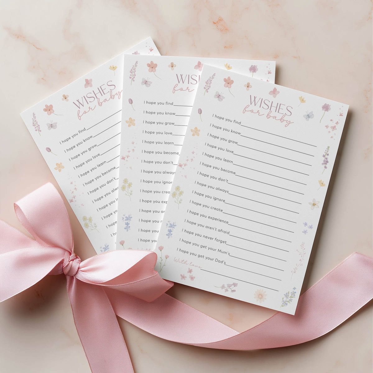 Pink Wildflower | Baby Shower