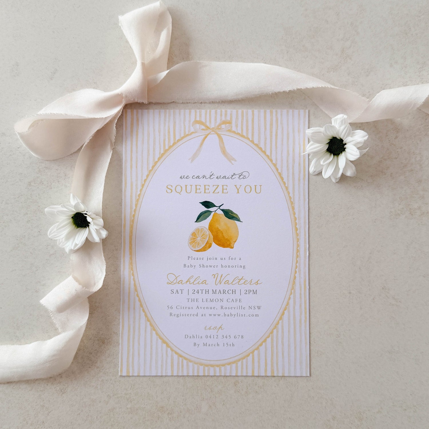 We Can't Wait To Squeeze You | Baby Shower