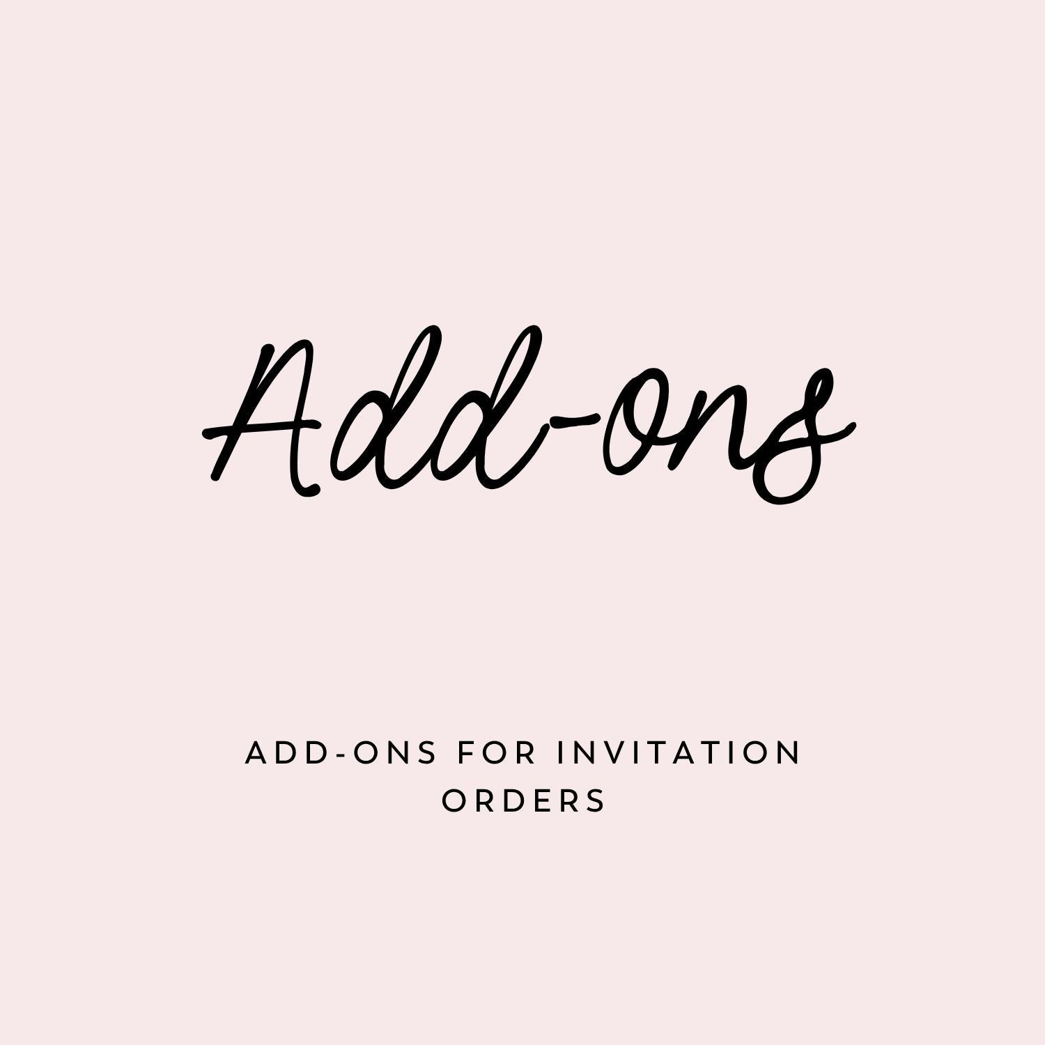 Add ons