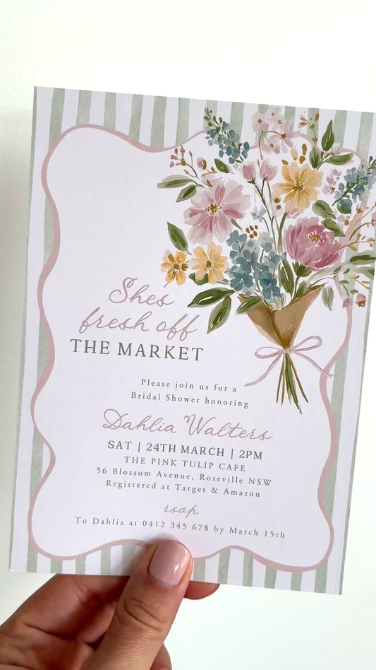 Shes fresh off the market invitation